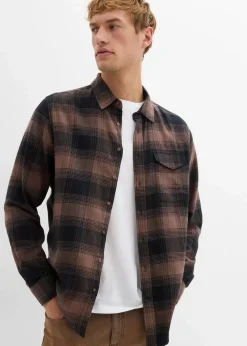 Flanellhemd aus reiner Baumwolle|bonprix