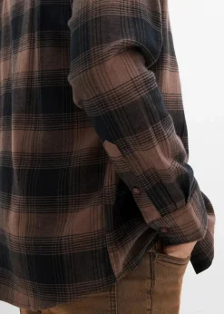 Flanellhemd aus reiner Baumwolle|bonprix