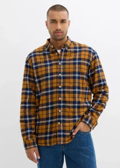 Flanellhemd mit wärmendem Fleecefutter|bonprix Best