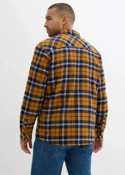 Flanellhemd mit wärmendem Fleecefutter|bonprix Best