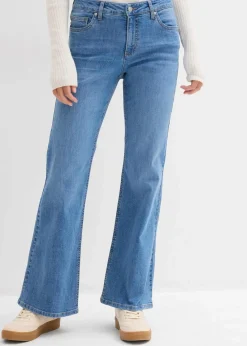 Flared-Jeans Mid Waist|bonprix Sale