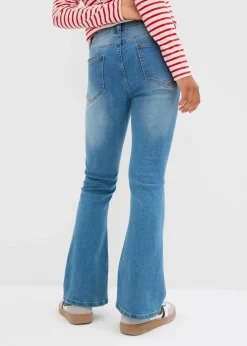 Flared-Jeans Mid Waist|bonprix