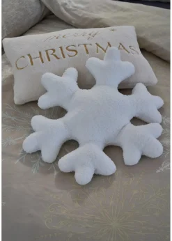 flauschiges Schneeflocke Dekokissen|bonprix Discount