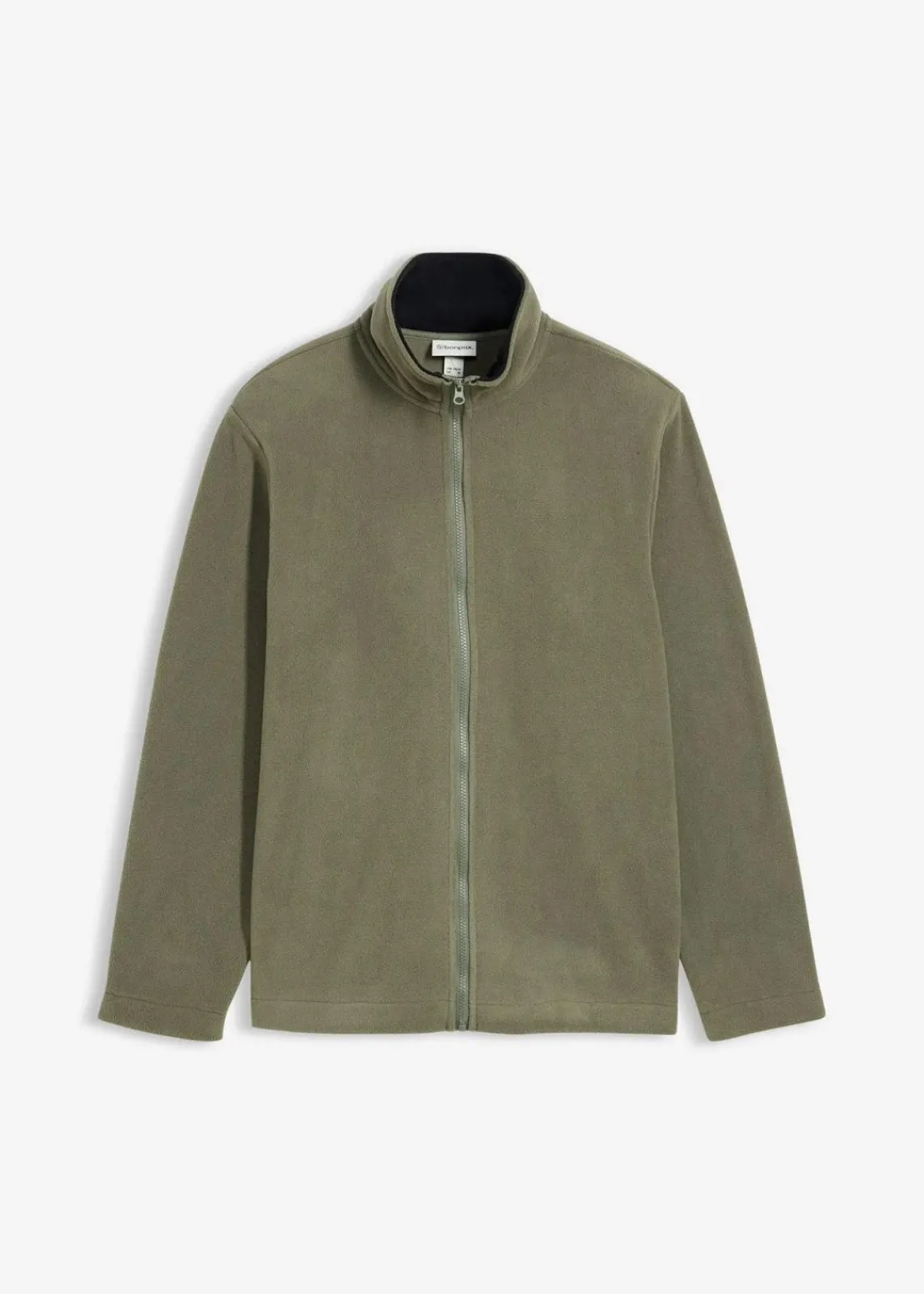bonprix Große Größen|Basics|Fleecejacke oliv