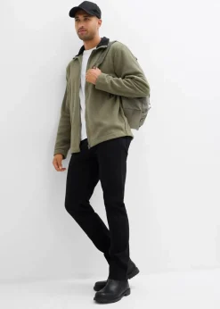 bonprix Große Größen|Basics|Fleecejacke oliv