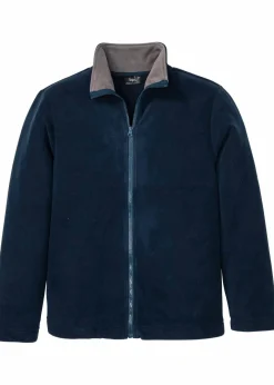 bonprix Sweat|Jacken & Mäntel|Fleecejacke dunkelblau