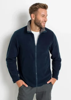 bonprix Sweat|Jacken & Mäntel|Fleecejacke dunkelblau