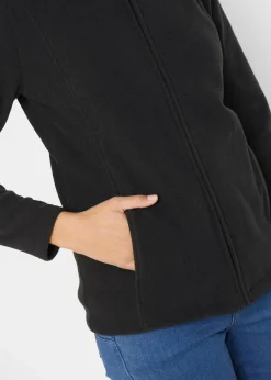 bonprix Bekleidung·Blusen & Tuniken|Bekleidung·Hosen|Fleecejacke schwarz