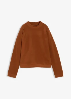 bonprix Bekleidung·Blusen & Tuniken|Zweiteiler & Sets|Fleecepullover ziegelbraun