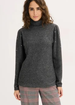 Fleeceshirt aus fließendem Viskose-Mix|bonprix Best