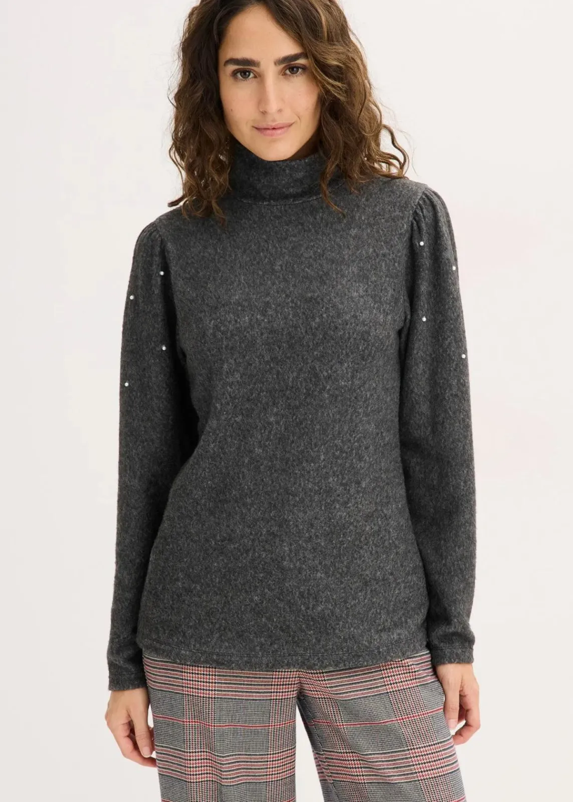 Fleeceshirt aus fließendem Viskose-Mix|bonprix Best