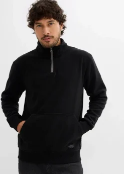 Fleeceshirt mit Stehkragen|bonprix Hot