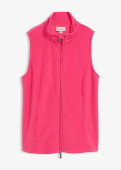 bonprix Bekleidung·Blusen & Tuniken|Bekleidung·Hosen|Fleece-Weste mit Taschen pinklady