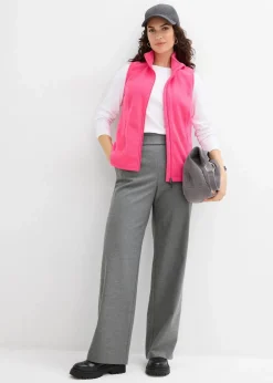 bonprix Bekleidung·Blusen & Tuniken|Bekleidung·Hosen|Fleece-Weste mit Taschen pinklady