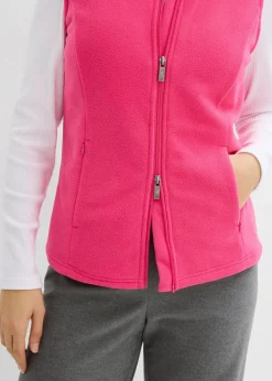 bonprix Bekleidung·Blusen & Tuniken|Bekleidung·Hosen|Fleece-Weste mit Taschen pinklady