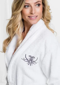 bonprix Basics|Bademäntel|Frottee Bademantel weiß