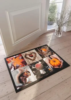 bonprix Fußmatten|Fußmatten|Fußmatte mit herbstlichen Motiven bunt