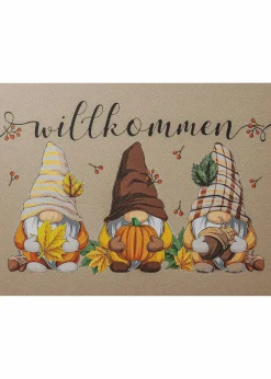 bonprix Fußmatten|Fußmatten|Fußmatte mit Schriftzug braun