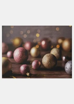 bonprix Fußmatten|Fußmatten|Fußmatte mit weihnachtlichem Motiv beere bedruckt