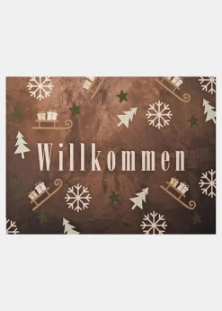 Fußmatte mit weihnachtlichem Motiv|bonprix