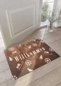 Fußmatte mit weihnachtlichem Motiv|bonprix