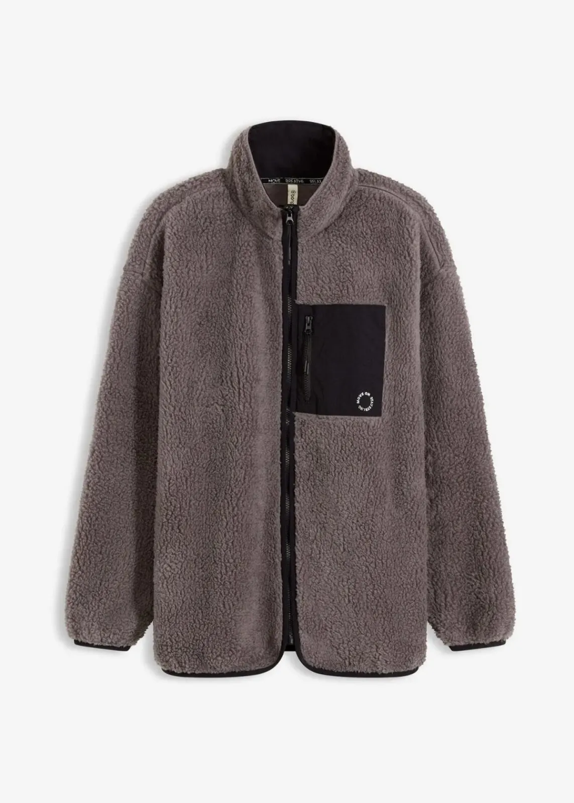 Funktions-Fleece Sportjacke, oversized|bonprix Outlet