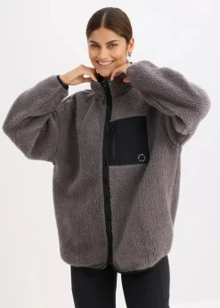 Funktions-Fleece Sportjacke, oversized|bonprix Outlet