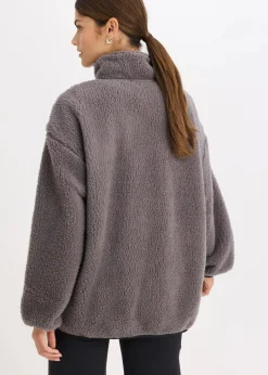 Funktions-Fleece Sportjacke, oversized|bonprix Outlet