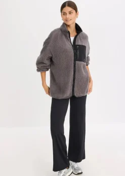 Funktions-Fleece Sportjacke, oversized|bonprix Outlet