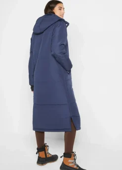 bonprix Jacken & Mäntel|Nachhaltigere Materialien|Funktions-Steppmantel mit isolierender Wärmetechnologie dunkelblau