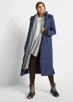 bonprix Jacken & Mäntel|Nachhaltigere Materialien|Funktions-Steppmantel mit isolierender Wärmetechnologie dunkelblau