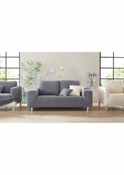 bpc living bonprix collection Hussen & Sofaüberwürfe|GAICO Husse mit Crincle Design anthrazit