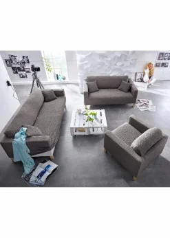 bpc living bonprix collection Hussen & Sofaüberwürfe|GAICO Husse mit Crincle Design anthrazit