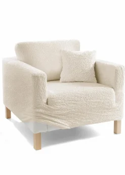 bpc living bonprix collection Hussen & Sofaüberwürfe|GAICO Husse mit Crincle Design creme
