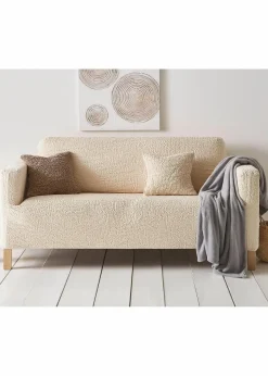 bpc living bonprix collection Hussen & Sofaüberwürfe|GAICO Husse mit Crincle Design creme