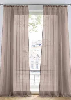 Gardine aus leichtem Voile (1er Pack)|bonprix Best
