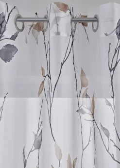 bonprix Gardinen|Gardine aus leichtem Voile (1er Pack) weiß/sand/grau