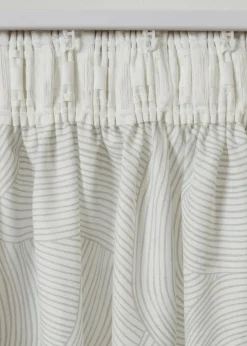 bonprix Gardinen|Gardine aus nachhaltigem Material (1er Pack) weiß/grau