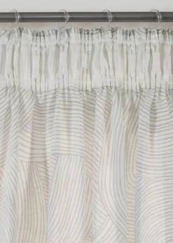 bonprix Gardinen|Gardine aus nachhaltigem Material (1er Pack) weiß/grau