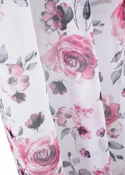 Gardine mit Blumenmuster mit recyceltem Polyester (1er Pack)|bonprix