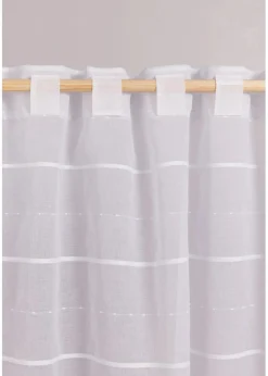 Gardine mit 3D Streifen (1er Pack)|bonprix Discount