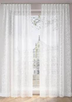 Gardine mit Druck mit recyceltem Polyester (1er Pack)|bonprix New