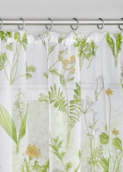 Gardine mit floralem Druck (1er Pack)|bonprix Hot