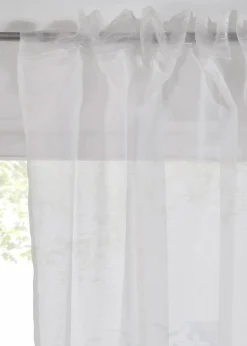 Gardine mit recyceltem Polyester mit Blumen Druck (1er Pack)|bonprix Discount