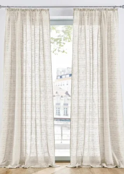bonprix Gardinen|Gardine mit Struktur, in vielen Größen (1er Pack) natur