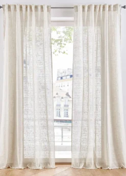 bonprix Gardinen|Gardine mit Struktur, in vielen Größen (1er Pack) natur