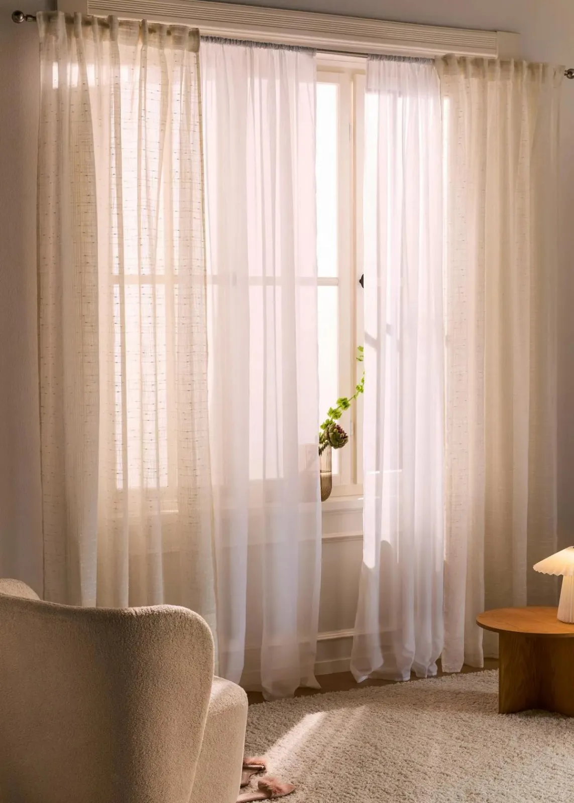 bonprix Gardinen|Gardine mit Struktur, in vielen Größen (1er Pack) dunkelbraun