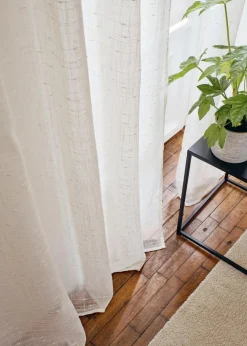 bonprix Gardinen|Gardine mit Struktur, in vielen Größen (1er Pack) dunkelbraun