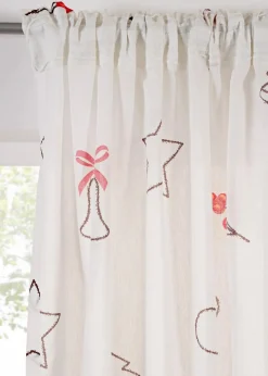 Gardine mit weihnachtlichem Design (1er Pack)|bonprix Outlet