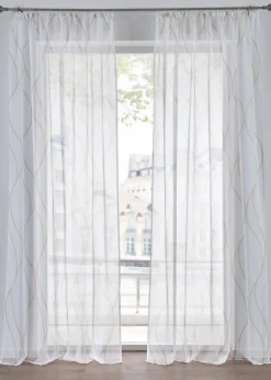 Gardine mit Wellen, auch in extralang (1er Pack)|bonprix Outlet